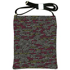 Full Frame Shot Of Abstract Pattern Shoulder Sling Bag by Amaryn4rt