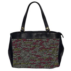 Full Frame Shot Of Abstract Pattern Oversize Office Handbag (2 Sides) by Amaryn4rt