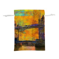 London Tower Abstract Bridge Lightweight Drawstring Pouch (s) by Amaryn4rt