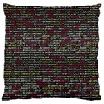 Full Frame Shot Of Abstract Pattern Large Premium Plush Fleece Cushion Case (Two Sides) Front