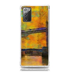 London Tower Abstract Bridge Samsung Galaxy Note 20 Tpu Uv Case by Amaryn4rt