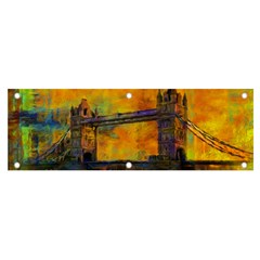 London Tower Abstract Bridge Banner And Sign 6  X 2  by Amaryn4rt