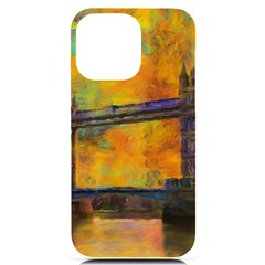 London Tower Abstract Bridge Iphone 14 Pro Max Black Uv Print Case by Amaryn4rt