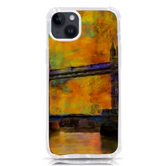 London Tower Abstract Bridge Iphone 14 Plus Tpu Uv Print Case by Amaryn4rt