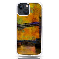 London Tower Abstract Bridge Iphone 13 Mini Tpu Uv Print Case by Amaryn4rt