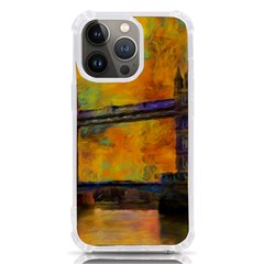 London Tower Abstract Bridge Iphone 13 Pro Tpu Uv Print Case by Amaryn4rt