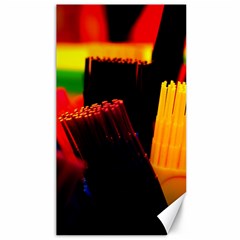 Plastic Brush Color Yellow Red Canvas 40  x 72 