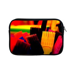 Plastic Brush Color Yellow Red Apple Ipad Mini Zipper Cases by Amaryn4rt