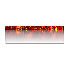 Effect Pattern Brush Red Sticker Bumper (10 Pack) by Amaryn4rt