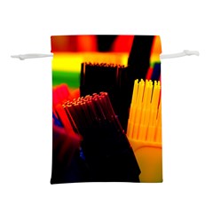 Plastic Brush Color Yellow Red Lightweight Drawstring Pouch (L)