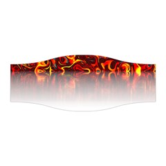 Effect Pattern Brush Red Stretchable Headband by Amaryn4rt