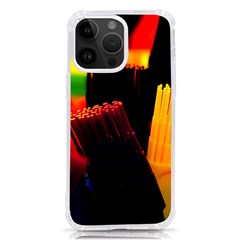 Plastic Brush Color Yellow Red Iphone 14 Pro Max Tpu Uv Print Case by Amaryn4rt