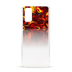 Effect Pattern Brush Red Samsung Galaxy S20 6 2 Inch Tpu Uv Case by Amaryn4rt