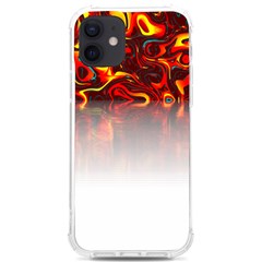 Effect Pattern Brush Red Iphone 12/12 Pro Tpu Uv Print Case by Amaryn4rt