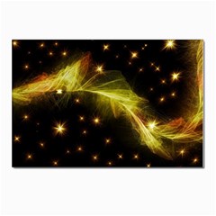 Particles Vibration Line Wave Postcard 4 x 6  (pkg Of 10) by Amaryn4rt