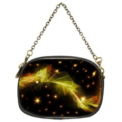 Particles Vibration Line Wave Chain Purse (two Sides) by Amaryn4rt