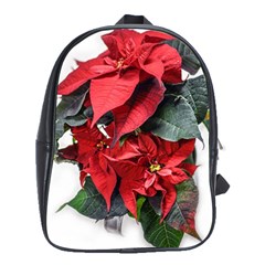 Star Of Bethlehem Star Red School Bag (xl) by Amaryn4rt