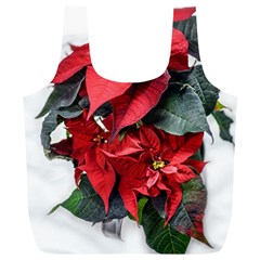 Star Of Bethlehem Star Red Full Print Recycle Bag (xl) by Amaryn4rt