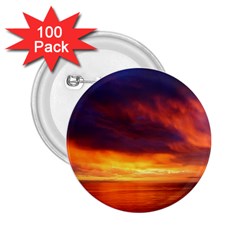 Sunset The Pacific Ocean Evening 2 25  Buttons (100 Pack)  by Amaryn4rt