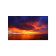 Sunset The Pacific Ocean Evening Sticker (rectangular) by Amaryn4rt