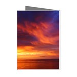 Sunset The Pacific Ocean Evening Mini Greeting Cards (Pkg of 8) Left