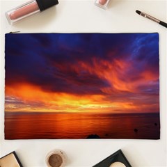 Sunset The Pacific Ocean Evening Cosmetic Bag (xxl) by Amaryn4rt