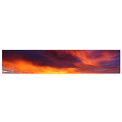 Sunset The Pacific Ocean Evening Small Premium Plush Fleece Scarf by Amaryn4rt