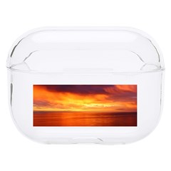 Sunset The Pacific Ocean Evening Hard Pc Airpods Pro Case by Amaryn4rt