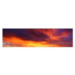 Sunset The Pacific Ocean Evening Oblong Satin Scarf (16  X 60 ) by Amaryn4rt