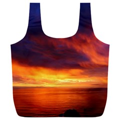 Sunset The Pacific Ocean Evening Full Print Recycle Bag (xxxl) by Amaryn4rt