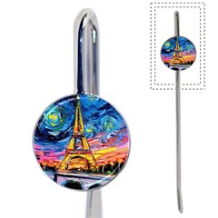 Eiffel Tower Starry Night Print Van Gogh Book Mark by Modalart