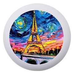 Eiffel Tower Starry Night Print Van Gogh Dento Box With Mirror by Modalart