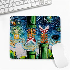 Cartoon Game Games Starry Night Doctor Who Van Gogh Parody Large Mousepad by Modalart