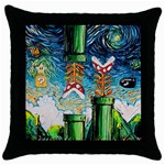 Cartoon Game Games Starry Night Doctor Who Van Gogh Parody Throw Pillow Case (Black) Front