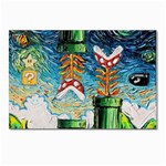 Cartoon Game Games Starry Night Doctor Who Van Gogh Parody Postcards 5  x 7  (Pkg of 10) Front