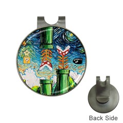 Cartoon Game Games Starry Night Doctor Who Van Gogh Parody Hat Clips With Golf Markers by Modalart