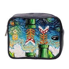 Cartoon Game Games Starry Night Doctor Who Van Gogh Parody Mini Toiletries Bag (two Sides) by Modalart