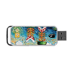 Cartoon Game Games Starry Night Doctor Who Van Gogh Parody Portable Usb Flash (one Side) by Modalart