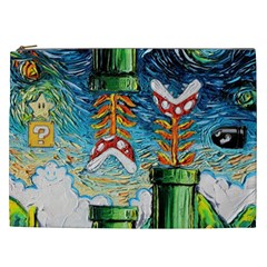 Cartoon Game Games Starry Night Doctor Who Van Gogh Parody Cosmetic Bag (xxl) by Modalart