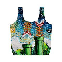 Cartoon Game Games Starry Night Doctor Who Van Gogh Parody Full Print Recycle Bag (m) by Modalart