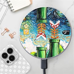 Cartoon Game Games Starry Night Doctor Who Van Gogh Parody Wireless Fast Charger(white) by Modalart