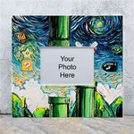 Cartoon Game Games Starry Night Doctor Who Van Gogh Parody White Wall Photo Frame 5  x 7  Front