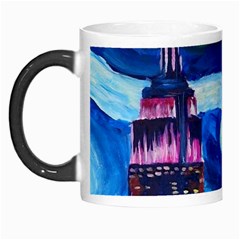 Starry Night In New York Van Gogh Manhattan Chrysler Building And Empire State Building Morph Mug by Modalart