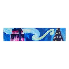 Starry Night In New York Van Gogh Manhattan Chrysler Building And Empire State Building Velvet Scrunchie by Modalart