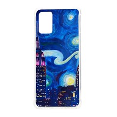 Starry Night In New York Van Gogh Manhattan Chrysler Building And Empire State Building Samsung Galaxy S20plus 6 7 Inch Tpu Uv Case by Modalart