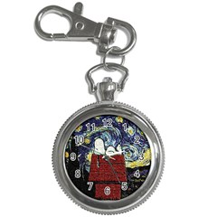 Cartoon Dog House Van Gogh Key Chain Watches by Modalart