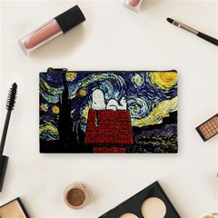 Cartoon Dog House Van Gogh Cosmetic Bag (Small)