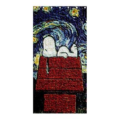 Cartoon Dog House Van Gogh Shower Curtain 36  X 72  (stall)  by Modalart