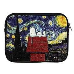 Cartoon Dog House Van Gogh Apple Ipad 2/3/4 Zipper Cases by Modalart