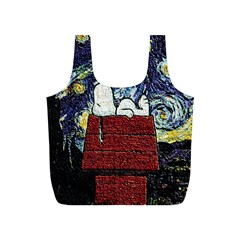 Cartoon Dog House Van Gogh Full Print Recycle Bag (s) by Modalart